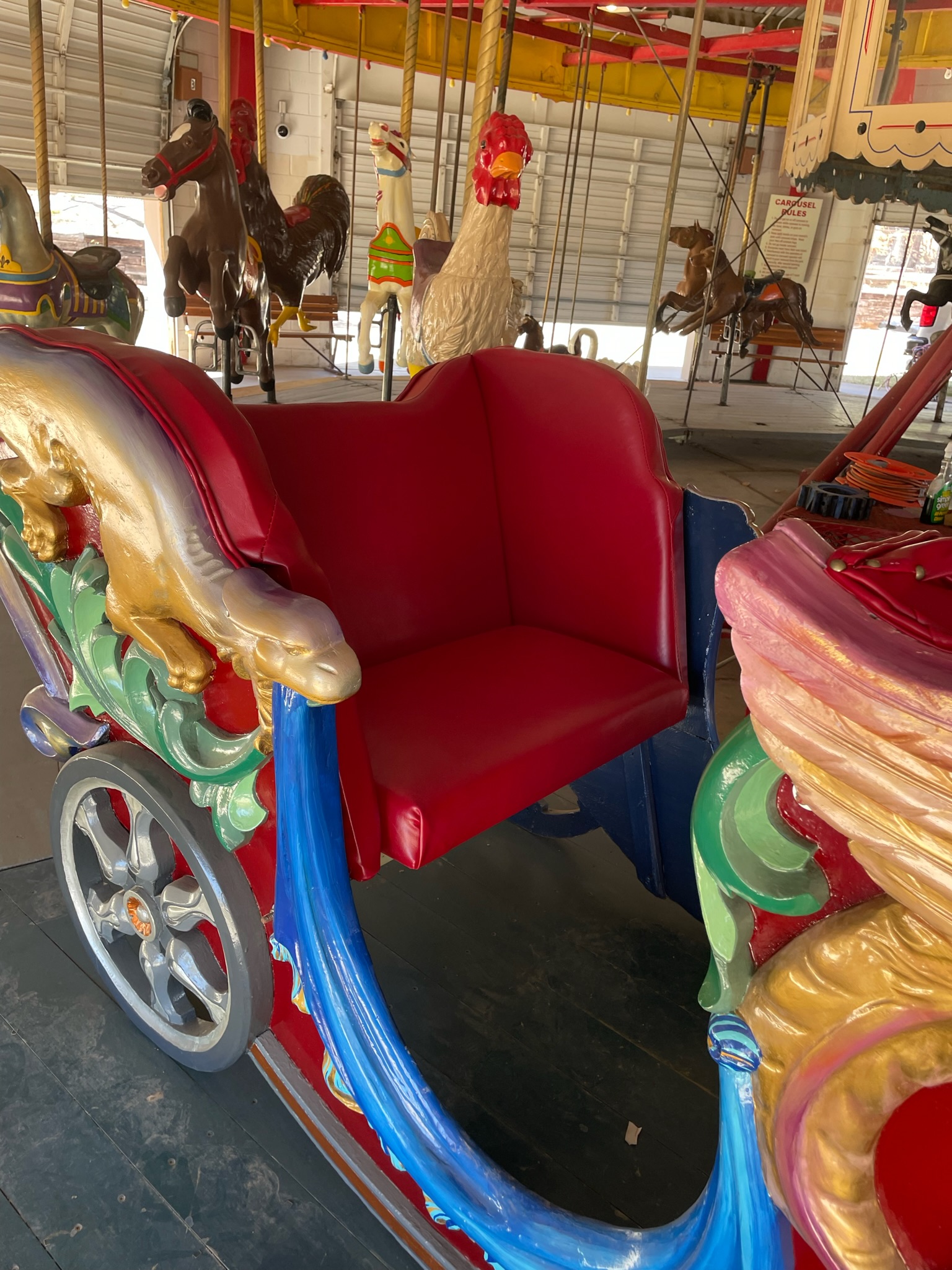 carousel cart side